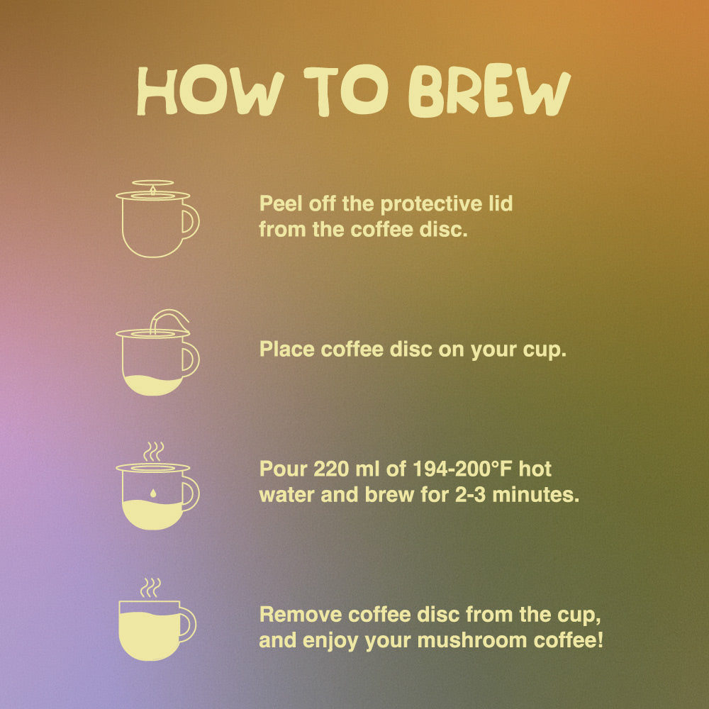 Mushroom coffee drip filters