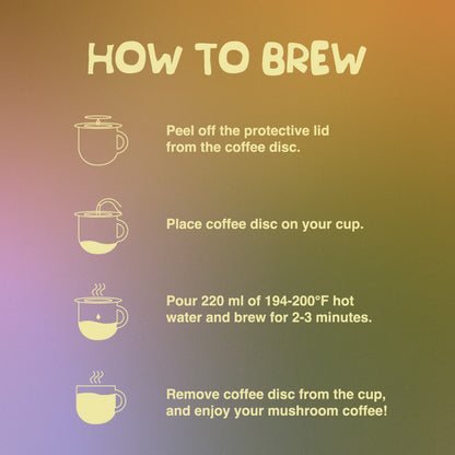 Mushroom coffee drip filters