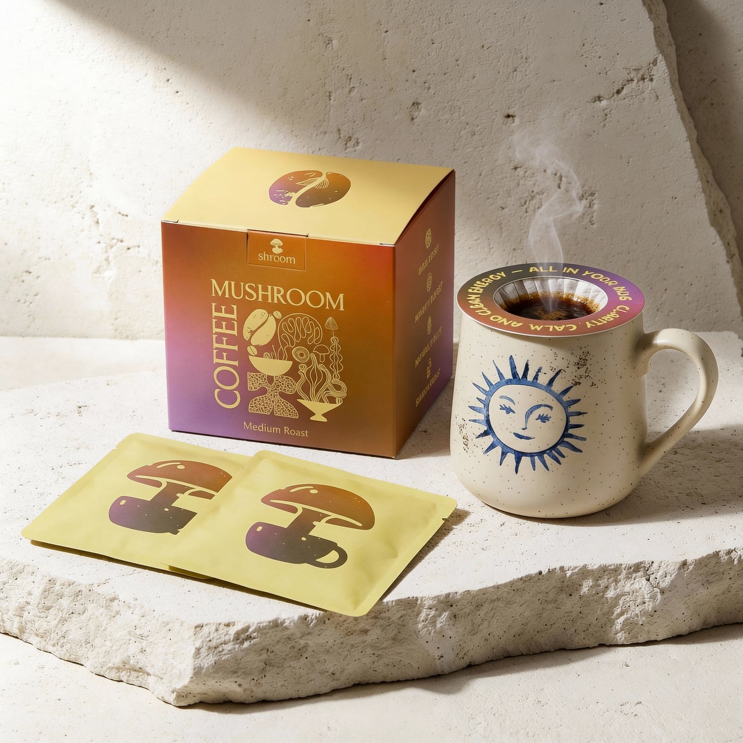 Mushroom coffee drip filters